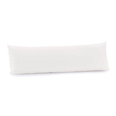 Imagem de Fronha Body Pillow 40cm X 1,30m Altenburg Algodão Lux 200 Fios Branco