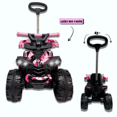 Imagem de Quadriciclo Infantil Passeio e Pedal com Luzes e Música - Unitoys