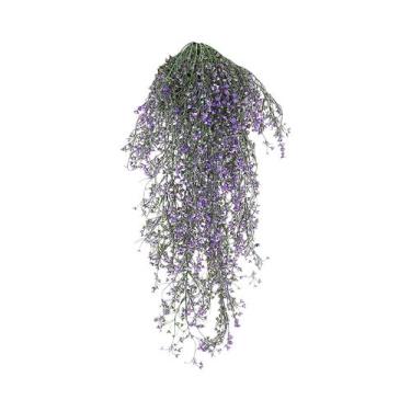 Imagem de Guirlanda Artificial De Glicínia E Hera, Folhagem Falsa Para Decoração