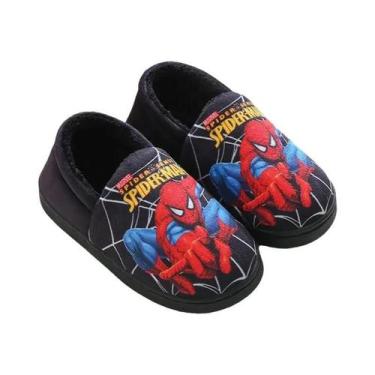 Imagem de Chinelos De Algodão Para Crianças Marvel Spider Man, Calçados Quentes 