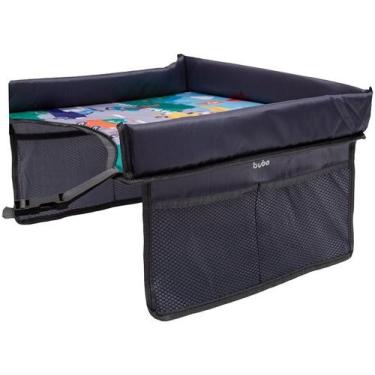 Imagem de Mesa de Atividades para Carro Avião Bebê Bolsos Laterias Bordas Almofa