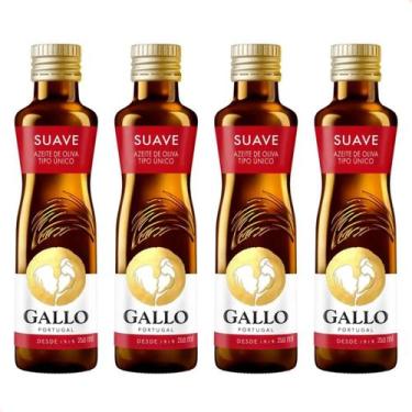 Imagem de Azeite De Oliva Tipo Único Suave 250 Ml Original Kit com 4 - Gallo
