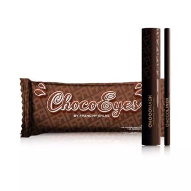 Imagem de KIT FRAN CHOCOEYES MÁSCARA CILIOS MARROM E LÁPIS MULTIFUNCIONAL BY FRANCINY EHLKE
