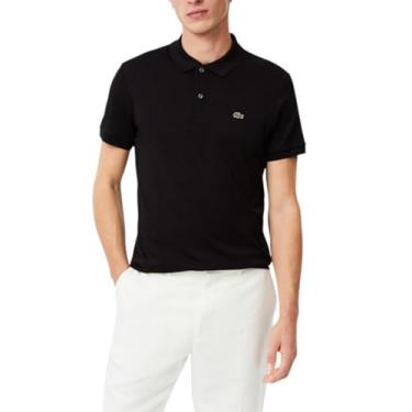 Imagem de Lacoste Camisa polo masculina de manga curta Pima Jersey Interlock modelagem regular, P...