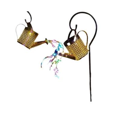 Imagem de Lanterna Solar À Prova d'Água Para Regar Plantas, Luz Quente Para Deco