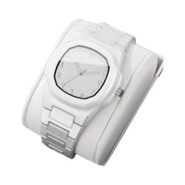 Imagem de Relógio Esportivo Luxuoso Masculino Com Mostrador Quadrado E Pulseira 