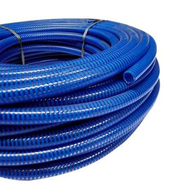 Imagem de Mangueira Sucção Azul para Água 3/4 pol 25 metros - Elite
