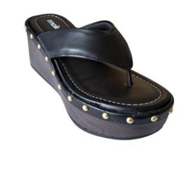 Imagem de Sandália Tamanco Fem Plataforma Tacho De Dedo Moleca 5566201-Feminino