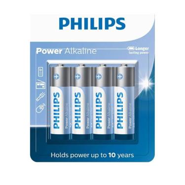 Imagem de Pilha Alcalina Philips Aa 4 Unidades