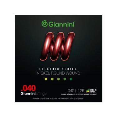 Imagem de Encordoamento Para Contra Baixo Elétrico 4 Cordas Geebrl - .040-.095