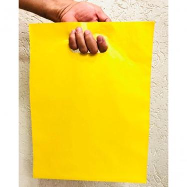 Imagem de Sacola Plástica 30x40 Alça Boca de Palhaço para Transporte de Produtos Transparente Higipack