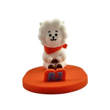 Imagem de Suporte de Telefone para Mesa Miniso Brasil para Apoiar Celular em Posição em PVC Laranja