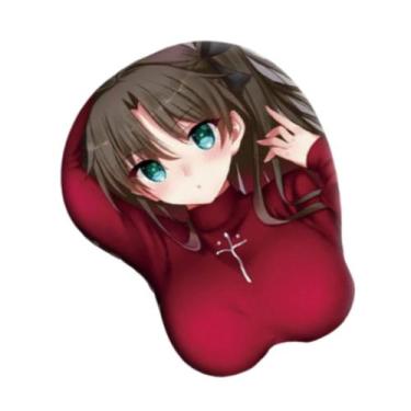 Imagem de Mouse Pad Anime DARLING no descanso de pulso FRANXX Tohsaka Rin - yiwe