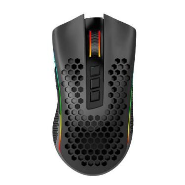 Imagem de Mouse Gamer Redragon Storm Pro M808-KS RGB 16000 DPI S/ Fio - Preto
