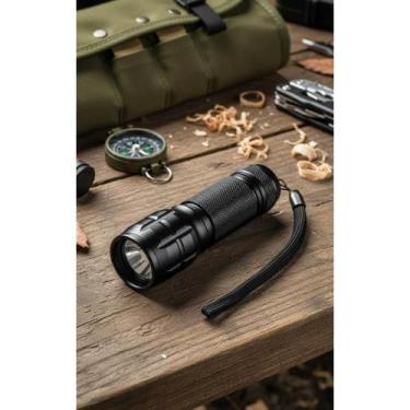 Imagem de 2x Lanterna Tática 80 Lumens Potente À Prova D'água IPX6 - Congratulat