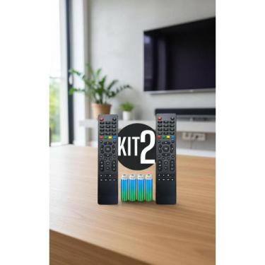 Imagem de 2x 2 Controles p/ TV Philco Smart 4K: Netflix, YouTube