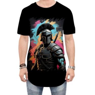 Imagem de Camiseta Longline Soldado Romano Império 16 - Kasubeck Store®, G