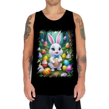 Imagem de Camiseta Regata Coelhinho da Páscoa Traço Infantil 17 - Kasubeck Store