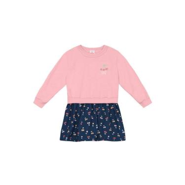 Imagem de Vestido infantil menina de cerejinha Brandili-Feminino