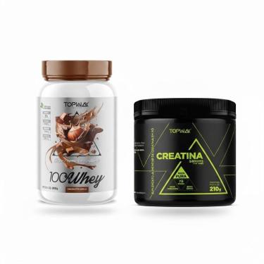 Imagem de Kit Whey Concentrado 900G Chocolate E Avelã + Creatina 210G-Unissex