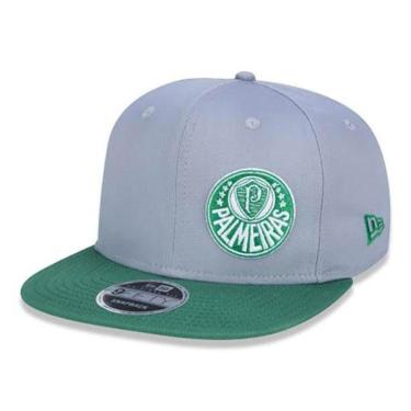 Imagem de Boné New Era Aba Reta 950 Futebol Palmeiras OF Cinza-Masculino