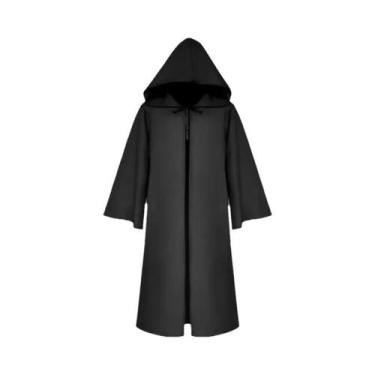 Imagem de Conjunto De Fantasia De Bruxa Para Adultos E Crianças, Capa Longa Com 