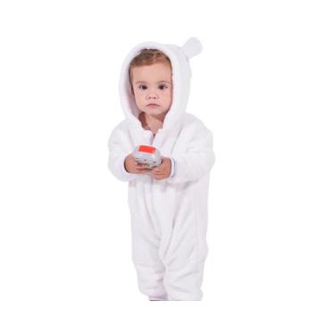 Imagem de Macacão bebê bichinhos fofinho c/capuz pijama kigurumi - Baby Joy, Lha