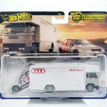 Imagem de Hot wheels - team transport - 77 - audi s4 quattro & fleet flyer