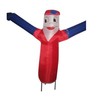 Imagem de Boneco Biruta c/ Exaustor - AG Ramos, Vermelho c/ Azul