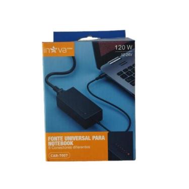 Imagem de Fonte universal para notebook 8 conectores diferentes car 707 120w - I
