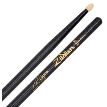 Imagem de Baqueta Zildjian Limited Padrão 5A Black Chroma 400th Anniversary Pont