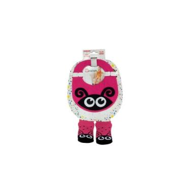 Imagem de Babador e meia joaninha Pink - Winston 