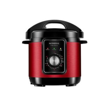 Imagem de Panela de Pressão Elétrica Mondial Pratic Cook PE-47-3L-RI 3L 700W Vermelho 110V 110