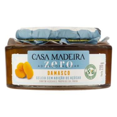 Imagem de Geleia de Damasco Zero - Casa Madeira Tradicional Vidro 240g