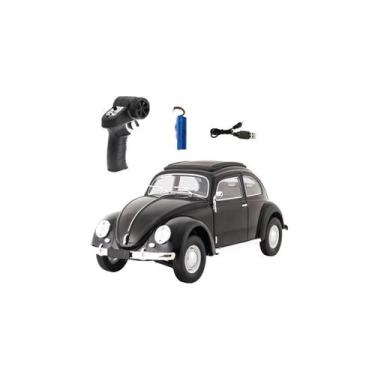 Imagem de Carro de Controle Remoto Fusca 1950 Teto Solar Luz Ascende - Topmixsho