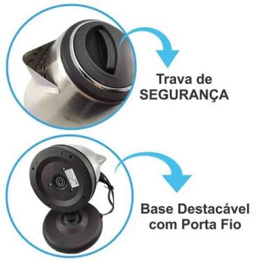 Imagem de Jarra Chaleira Elétrica A5 Living 1,8 Lts 1000w 220v, 220V