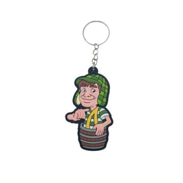 Imagem de Chaveiros de Borracha Geek A Turma do Chaves, Chaves no Barril