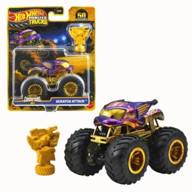 Imagem de Carrinho Hot Wheels Scratch Attack Monster Truck Mattel