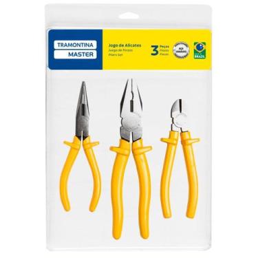 Imagem de Kit de Alicates Tramontina com Alicate de Bico 6" Alicate Universal 8"