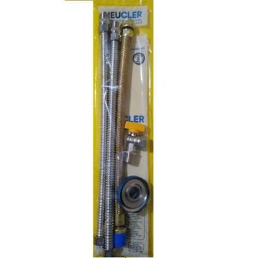 Imagem de Kit Instalação Aquecedor Alta vazão 40 CM -Inox  - Neucler