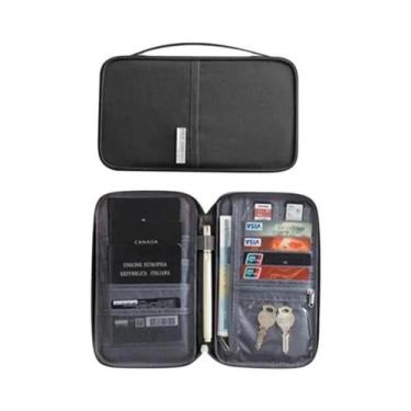 Imagem de Porta-Passaporte À Prova d'Água Rosa Para Mulheres, Bolsa Organizadora