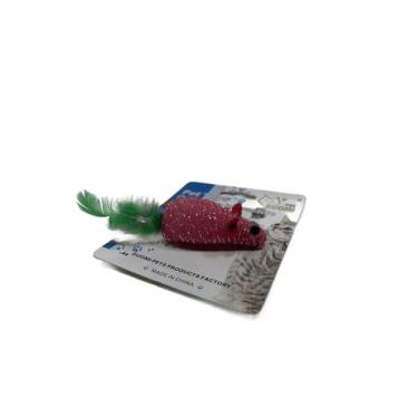 Imagem de Kit c/ 12 Brinquedo Pet ratinho 12cm - Dalla Valle