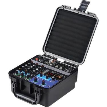 Imagem de Mesa de Som Amplificada VEDO PGA42 Com Bluetooth e USB 4 Canais, PGA42