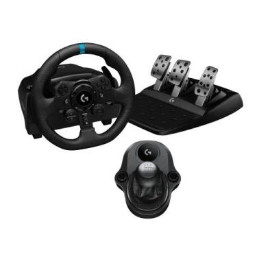 Imagem de Volante de Corrida Logitech G923 com TRUEFORCE Feedback + Câmbio