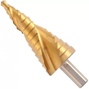 Imagem de MTX Broca Escalonada HSS Professional, Aço Rápido de Alta Precisão para Furos em Metal, Plástico e Madeira (4-32 mm)