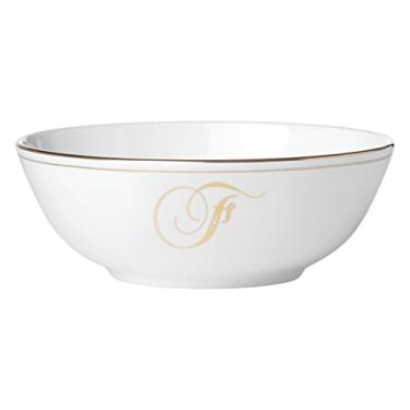 Imagem de Lenox Tigela Federal Gold Script Monograma Louça Placesetting, F