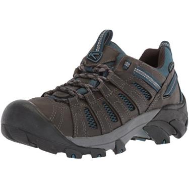 Imagem de Keen Voyageur Tênis de caminhada masculino respirável de altura baixa, Alcatraz/Legion Blue, 39