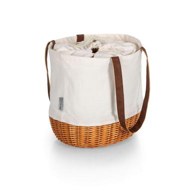 Imagem de Picnic Time - A Picnic Time Brand 203-00-187-000-0 Cestas de piquenique Coronado Willow, lona bege
