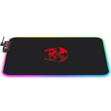 Imagem de Mousepad Gamer Pluto Rgb 330X260x3mm P026 - Redragon