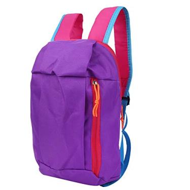 Imagem de Mochila esportiva masculina mochila de caminhada leve feminina bolsa de viagem para laptop bolsa de acampamento mochila bolsa de acampamento(紫色)